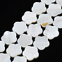 Eau douce naturelle de coquillage perles brins, fleur