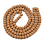 Perles de rudraksha naturelles non teintes, sans plomb, ronde