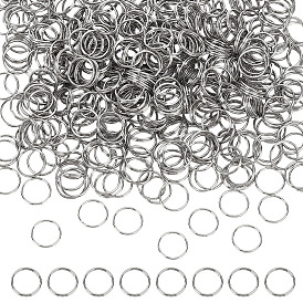 600шт 304 разъемные кольца из нержавеющей стали, кольца с двойной петлей