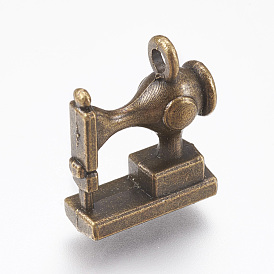 Tibetan Style Alloy Charms, Tailor Machine