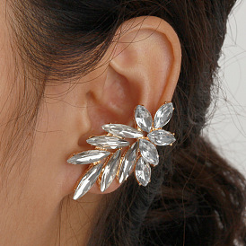 Stylish and Sexy Ear Cuff Earrings with Diamonds for Women - Unique European American Fashion Jewelry