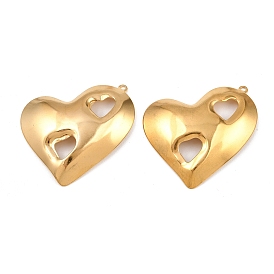 304 из нержавеющей стали большие кулоны, шарма сердца