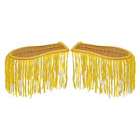 Полиэстеровые эполеты, с железными контактами, значок на плече, аксессуары для одежды