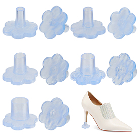 Gorgecraft 10 Sets 5 Style TPU Plastic High Heel Stoppers Protector, Non-slip Wearable Heel Cover Shockproof Accessories
