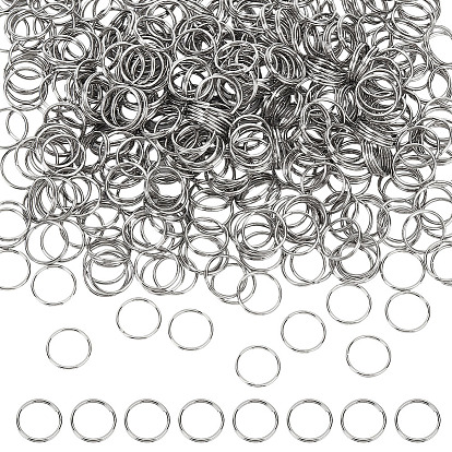600шт 304 разъемные кольца из нержавеющей стали, кольца с двойной петлей