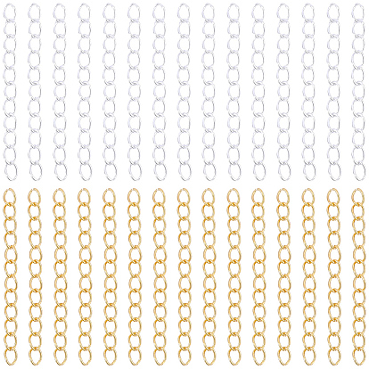100Pcs 2 Colors Zinc Alloy Chain Extender