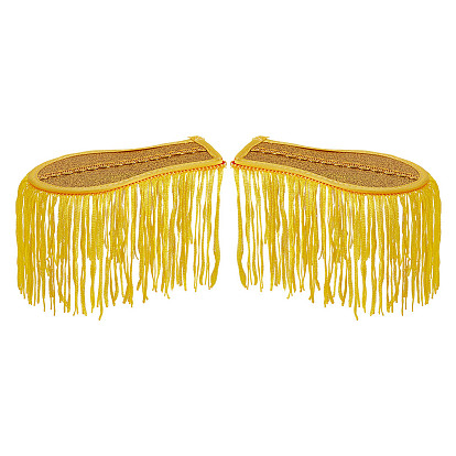 Полиэстеровые эполеты, с железными контактами, значок на плече, аксессуары для одежды