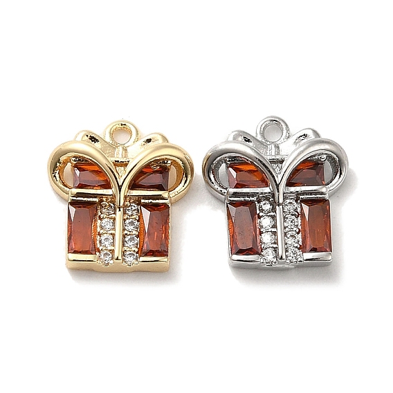 Латунь со стеклянными подвесками со стразами, подарочная коробка