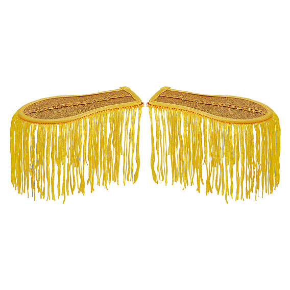 Полиэстеровые эполеты, с железными контактами, значок на плече, аксессуары для одежды