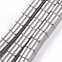 Electroplate Non-Magnetic Synthetic Hematite Beads Strands, Cube