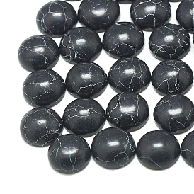 Synthetic Turquoise Cabochons, Dyed, Half Round/Dome