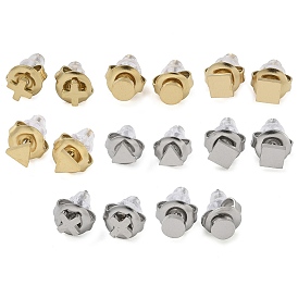 Ion Plating(IP) 304 Stainless Steel Stud Earrings for Women