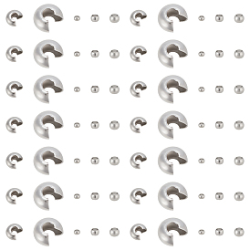 304 обжимные бусины из нержавеющей стали