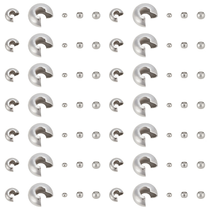 304 обжимные бусины из нержавеющей стали