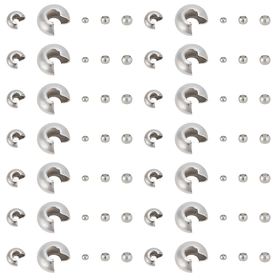 304 обжимные бусины из нержавеющей стали