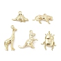 Латунные подвески, без кадмия, без никеля и без свинца, животные прелести, реальный 18 k позолоченный