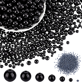 Наборы бисера своими руками, в том числе стеклянный бисер, абс пластиковые жемчужные бисера