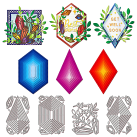 Трафареты для резки геометрических штампов из углеродистой стали, для diy scrapbooking, Фотоальбом, декоративная бумага для тиснения, форма для поздравительных открыток