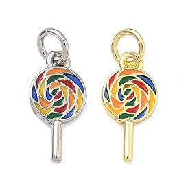 Латунь эмаль подвески, леденцы прелести, долговечный, стойки покрытие, без свинца и без кадмия