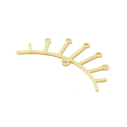 Brass Chandelier Component Links, Cadmium Free & Lead Free, Eyelash Connector