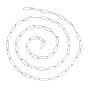 304 Stainless Steel Paperclip Chains, Drawn Elongated Cable Chain, Soldered