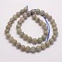 Natural Labradorite Bead Strands, Round