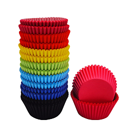 Cupcake Paper Baking Cups, Greaseproof Muffin Liners Holders Baking Wrappers