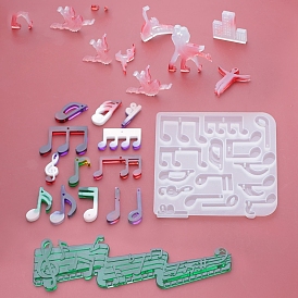 DIY Silicone Molds, Resin Casting Molds, Musical Instrument/Note