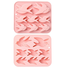Moldes de silicona con forma de golondrina