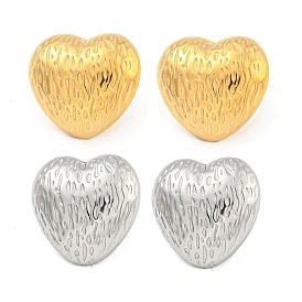 Сердце 304 из нержавеющей стали уха шпильки, серьги-гвоздики для женщин