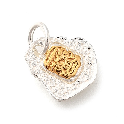 925 подвески-закирамы из стерлингового серебра, с прыжковых колец