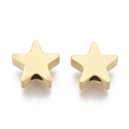 304 Stainless Steel Beads, Star