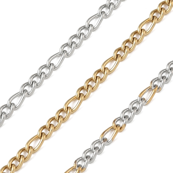 304 из нержавеющей стали Figaro цепи, несварные, с катушкой