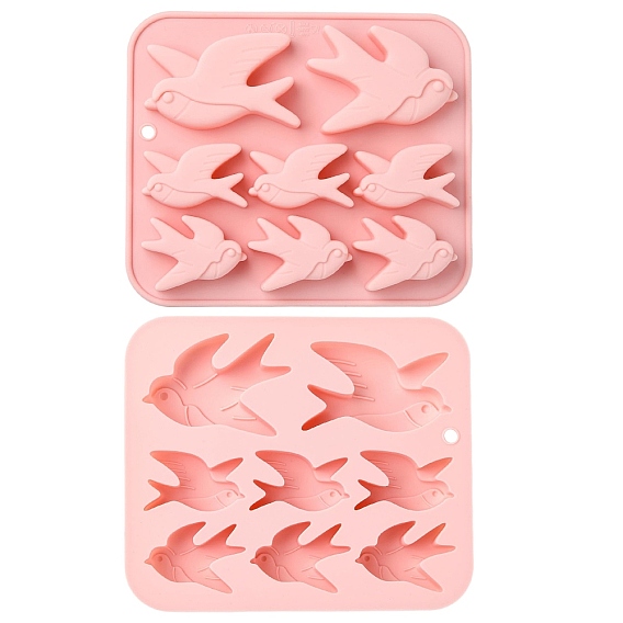 Moules en silicone en forme d'hirondelle