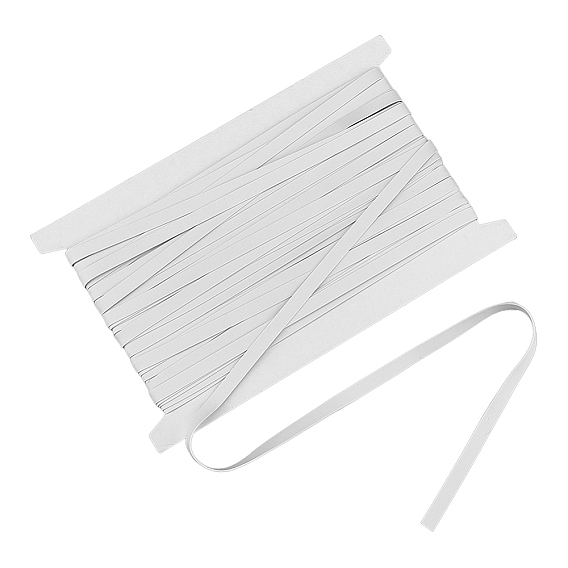 15 ярдов плоский эластичный шнур, для изготовления ювелирных изделий, шитье и ремесло, аксессуары для одежды, с 1бобинами из поликарбоната