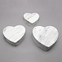 Paper Candy Boxes, Baby Shower Gift Box, Heart with Marble Pattern