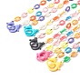 Acrylic Aluminium Cable Chain Necklaces