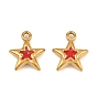 304 из нержавеющей стали шармы эмали, звезды прелести, золотые