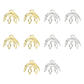 20 шт. 2 цвета, латунные бусины, подвесные дужки, для изготовления стеклянного кулона