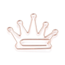 Crown Shape Iron Paperclips, Cute Paper Clips, Funny Bookmark Marking Clips