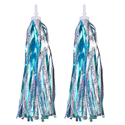 Kids Plastic Tassel Ribbon, Children Scooter Handlebar Bicycle Grips Ribbon