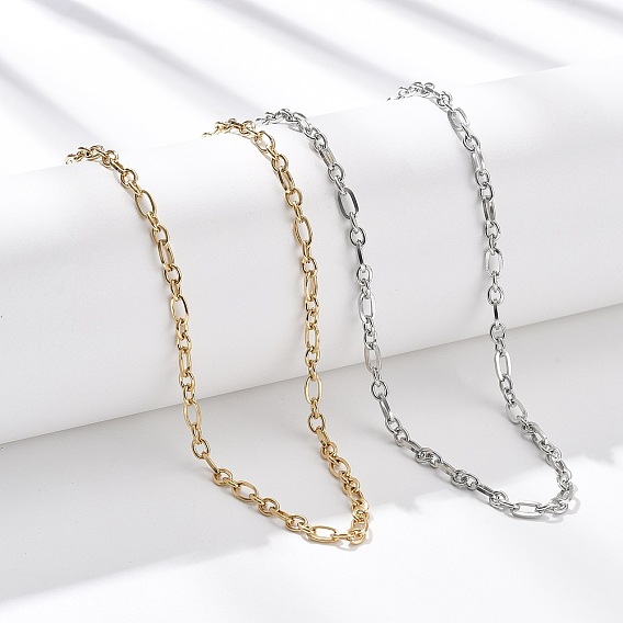 3.5мм 304 ожерелья из нержавеющей стали с овальными звеньями