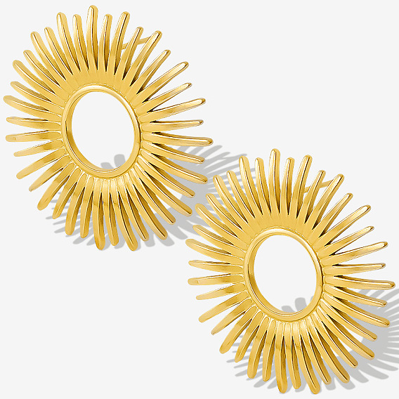 Стильные 304 серьги-гвоздики из нержавеющей стали в европейском и американском стиле