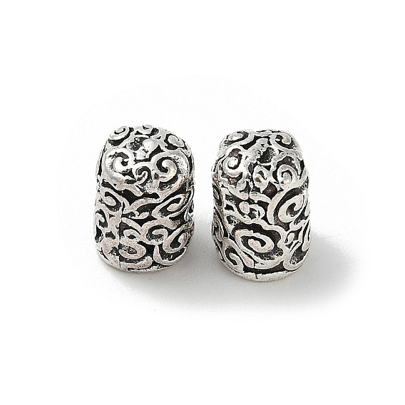 Тибетский стиль конечные сплава шнур шапки, колонка