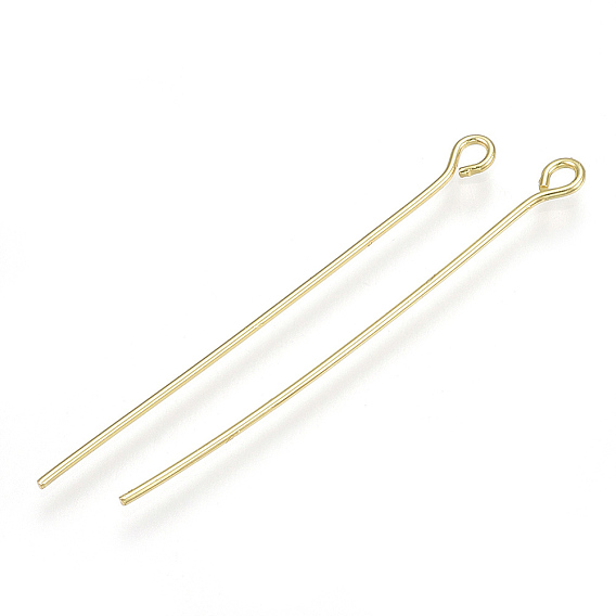 Латунные булавки, реальный 18 k позолоченный