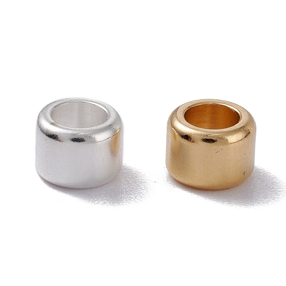 Brass Beads, Long-Lasting Plated, Faceted, Column