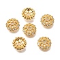 Колпачки для бусин из прозрачного кубического циркония из латуни, цветок, без кадмия и без свинца, стойки покрытие, долговечный