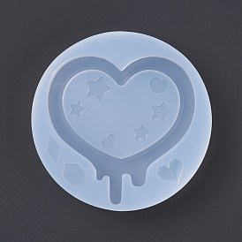 Heart Silicone Molds, Quicksand Molds, Resin Casting Molds, for UV Resin & Epoxy Resin Jewelry Making