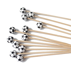 Football Food Grade Bamboo Picks, for Fruits, Appetizers & Cocktail