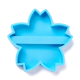 Flower DIY Mobile Phone Support Silicone Molds, Resin Casting Molds, For UV Resin, Epoxy Resin Jewelry Making